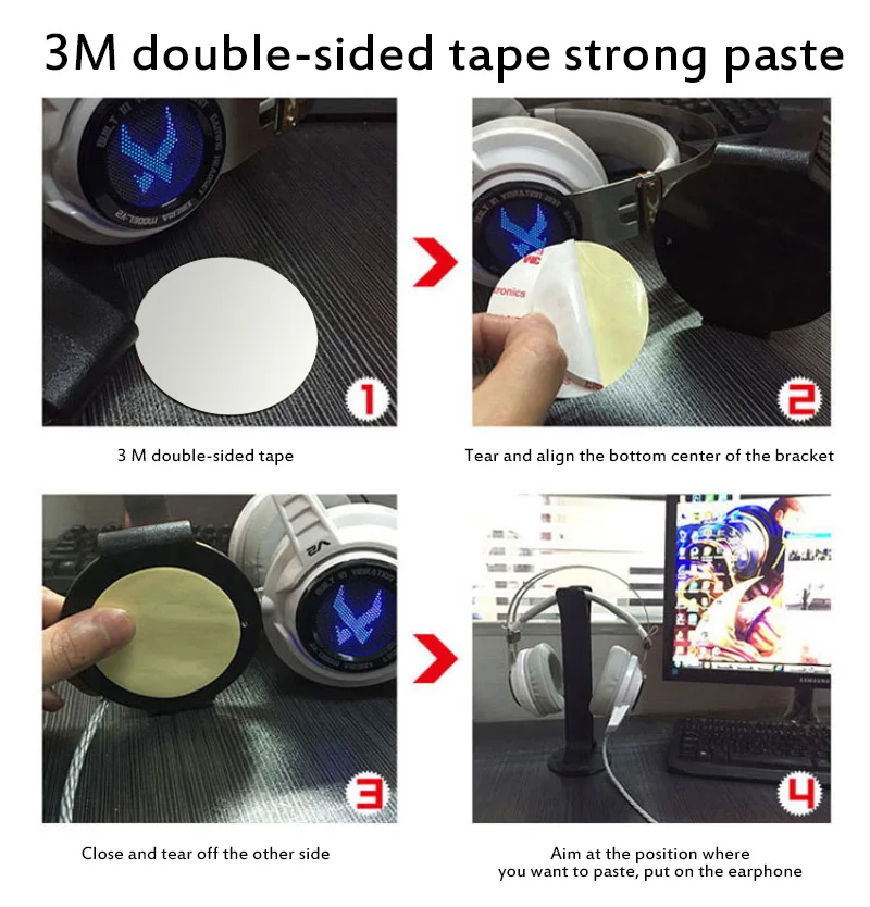 Portable Universal Headphone Stand Headset Earphone Stand Holder Display Shelf For Gaming Headsets Earphone Accessories 
Portable Universal Headphone Stand Headset Earphone Stand Holder Display Shelf For Gaming Headsets Earphone Accessories