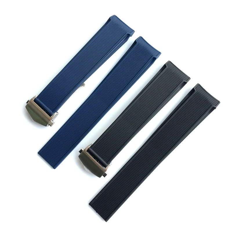 22mm Soft Thick New Style Rubber Silicone Watch Strap Black Blue Watchband for Tag AQUARACER Series 43MM Dial Bracelet
22mm Soft Thick New Style Rubber Silicone Watch Strap Black Blue Watchband for Tag AQUARACER Series 43MM Dial Bracelet