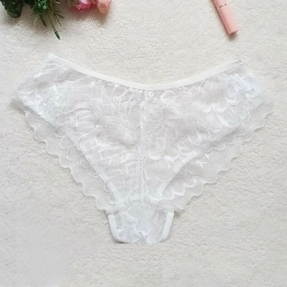Sexy Lace Floral Thong Ladies Panties Embroidered Mesh Yarn Perspective Young Women Girls Underwear Hot T Pants G-String Thongs
Sexy Lace Floral Thong Ladies Panties Embroidered Mesh Yarn Perspective Young Women Girls Underwear Hot T Pants G-String Thongs
