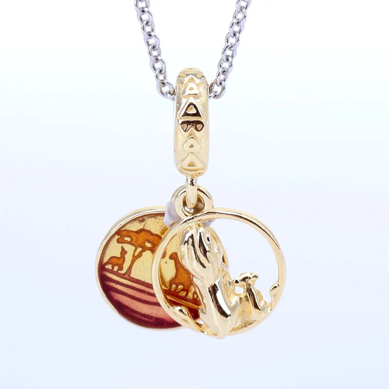 Bewill Lion King Simba Mufasa Hanging Decoration Creative Pure Silver Simba And Mufasa Sunset Pendant Original Beads Charms
Bewill Lion King Simba Mufasa Hanging Decoration Creative Pure Silver Simba And Mufasa Sunset Pendant Original Beads Charms