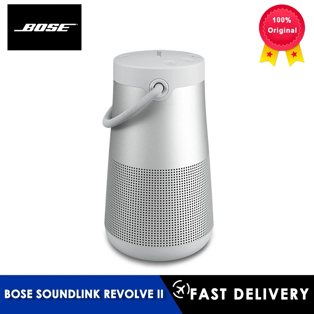 Bose SoundLink Revolve II Bluetooth Speaker Portable Wireless Speaker Mini Deep Bass 360 Surround Sound Water-resistant Speaker 
Bose SoundLink Revolve II Bluetooth Speaker Portable Wireless Speaker Mini Deep Bass 360 Surround Sound Water-resistant Speaker