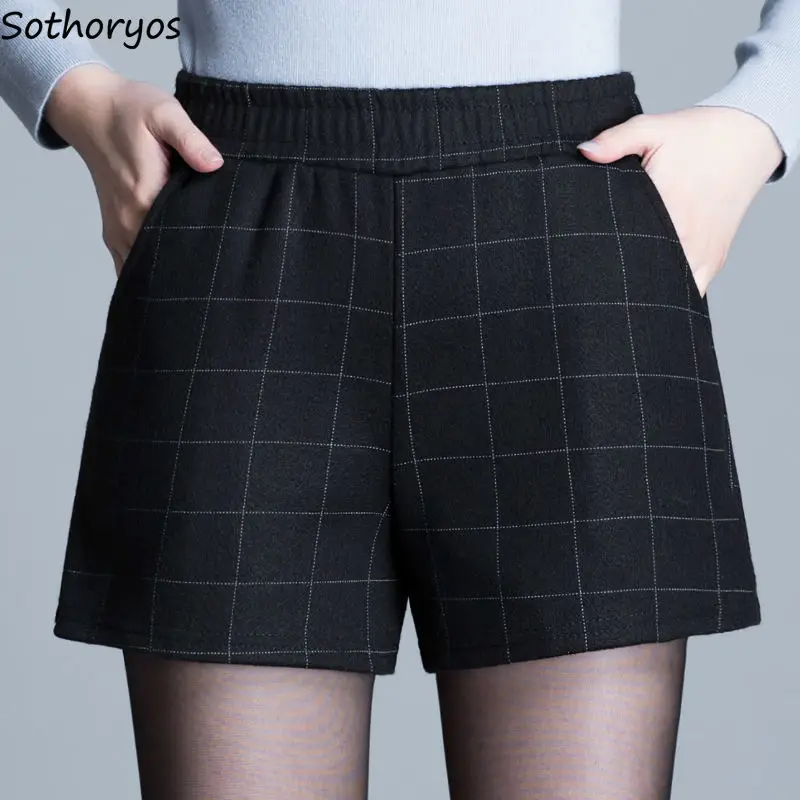 Women StylishS-5XL Winter Shorts Leisure Plaid Loose Simple All-match Elegant Ladies Outwear Bottoms High Waist Fashion Chic
Women StylishS-5XL Winter Shorts Leisure Plaid Loose Simple All-match Elegant Ladies Outwear Bottoms High Waist Fashion Chic