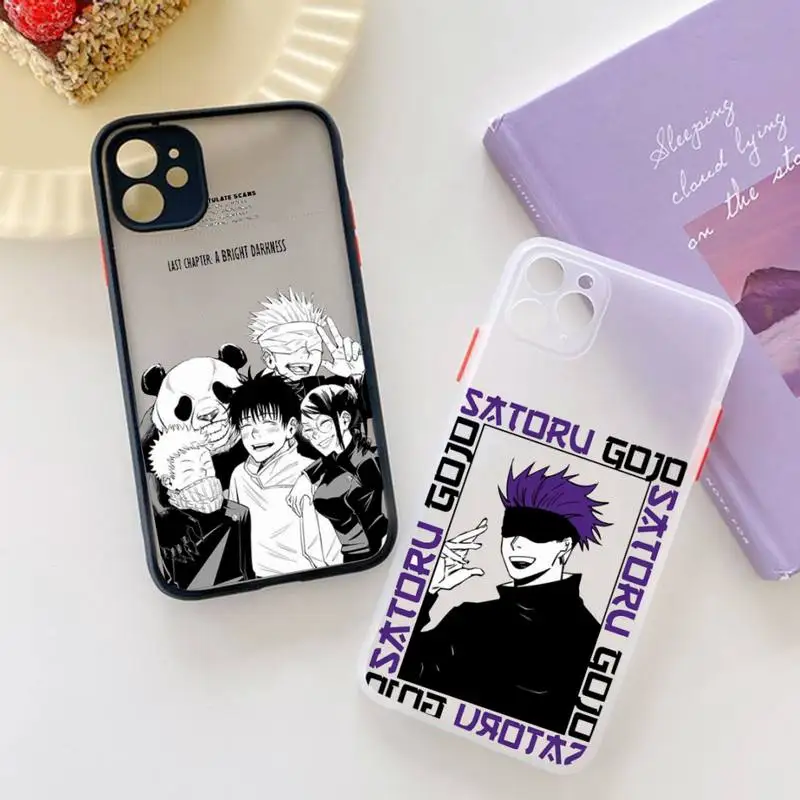 Jujutsu Kaisen Anime Phone Case For iPhone 12 11 Mini Pro XR XS Max 7 8 Plus X Matte transparent Back Cover
Jujutsu Kaisen Anime Phone Case For iPhone 12 11 Mini Pro XR XS Max 7 8 Plus X Matte transparent Back Cover