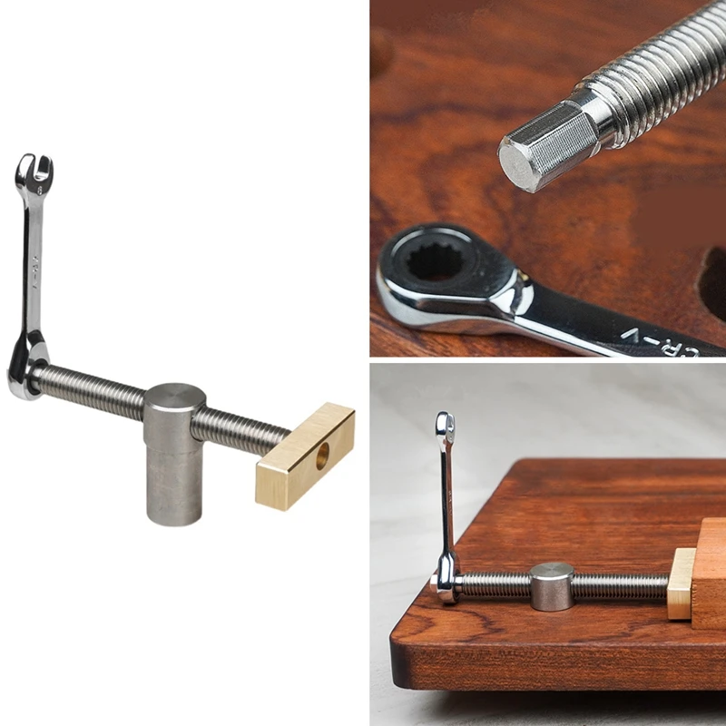 Woodworking Desktop Fast Fixed Clip Brass Bezel Desktop For 20MM Hole Woodworking Benches Joinery Carpenter Tool
Woodworking Desktop Fast Fixed Clip Brass Bezel Desktop For 20MM Hole Woodworking Benches Joinery Carpenter Tool