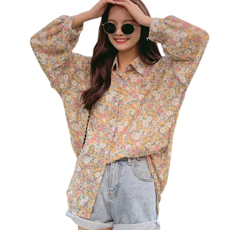 Floral Shirt Sunscreen Top Korean Retro Hong Kong Style Loose And Versatile Blouses Clothing Tops
Floral Shirt Sunscreen Top Korean Retro Hong Kong Style Loose And Versatile Blouses Clothing Tops