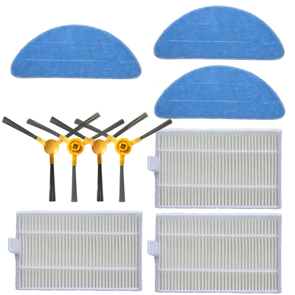 

Filters Mop Cloths Side Brushes For REDMOND RV-R650S Robotic Vacuum Cleaner Parts In Stock