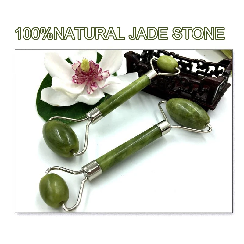 Facial Massage Roller Guasha Board Double Heads Jade Stone Face Lift Body Skin Relaxation Slimming Beauty Neck Thin Lift Massage
Facial Massage Roller Guasha Board Double Heads Jade Stone Face Lift Body Skin Relaxation Slimming Beauty Neck Thin Lift Massage