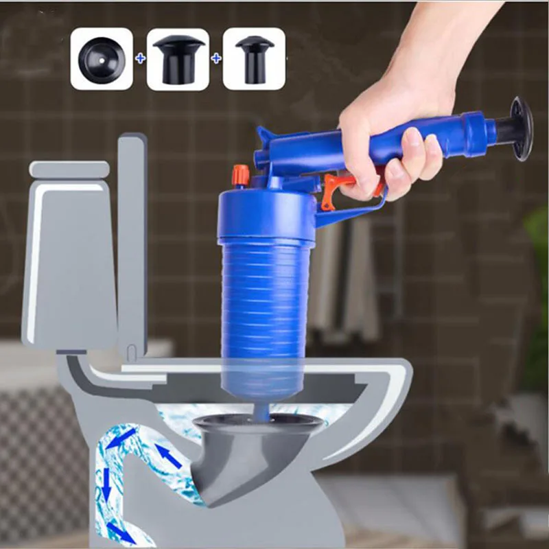 Air Pressure Drain Cleaner Sewer Cleaning Brush Kitchen Bathroom Toilet Dredge Plunger Basin Pipeline Clogged Remover Tool Set
Air Pressure Drain Cleaner Sewer Cleaning Brush Kitchen Bathroom Toilet Dredge Plunger Basin Pipeline Clogged Remover Tool Set