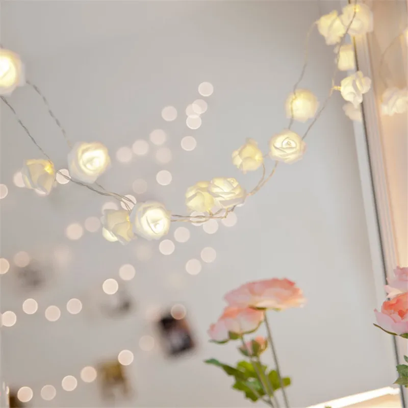 LED Rose String Lights Flower Fairy Lights Party Christmas Wedding Decoration Battery Operate Twinkle Lights Events and Parties
LED Rose String Lights Flower Fairy Lights Party Christmas Wedding Decoration Battery Operate Twinkle Lights Events and Parties