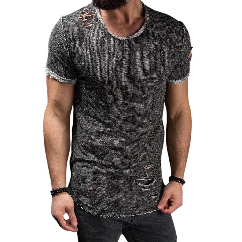 Fashion Summer Men T-Shirt Short Sleeve O Neck Solid Color Hollow Hole Tops Man Casual T-Shirts Plus Size S-4XL BMF88
Fashion Summer Men T-Shirt Short Sleeve O Neck Solid Color Hollow Hole Tops Man Casual T-Shirts Plus Size S-4XL BMF88