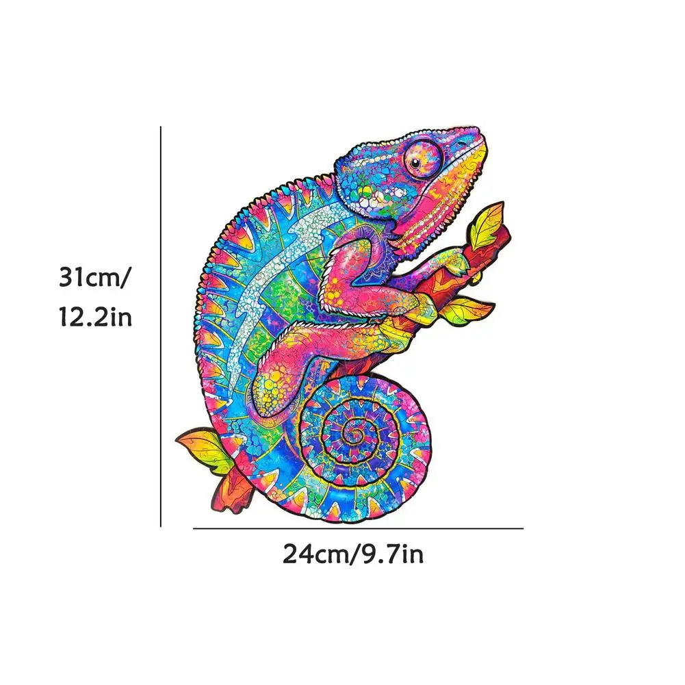 Unique Wooden Jigsaw Puzzles Mysterious Chameleon Puzzle Adults Kids Educational Puzzle Fabulous Gift Interactive Games Toy Gift
Unique Wooden Jigsaw Puzzles Mysterious Chameleon Puzzle Adults Kids Educational Puzzle Fabulous Gift Interactive Games Toy Gift