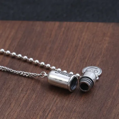 925 Sterling Silver Necklace For women men 2.5mm Thick Fine Pill Container Necklace Christmas gifts
925 Sterling Silver Necklace For women men 2.5mm Thick Fine Pill Container Necklace Christmas gifts