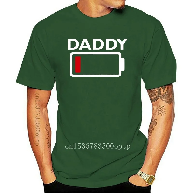New Men t shirt Daddy Battery Power Low Women t-shirt
New Men t shirt Daddy Battery Power Low Women t-shirt