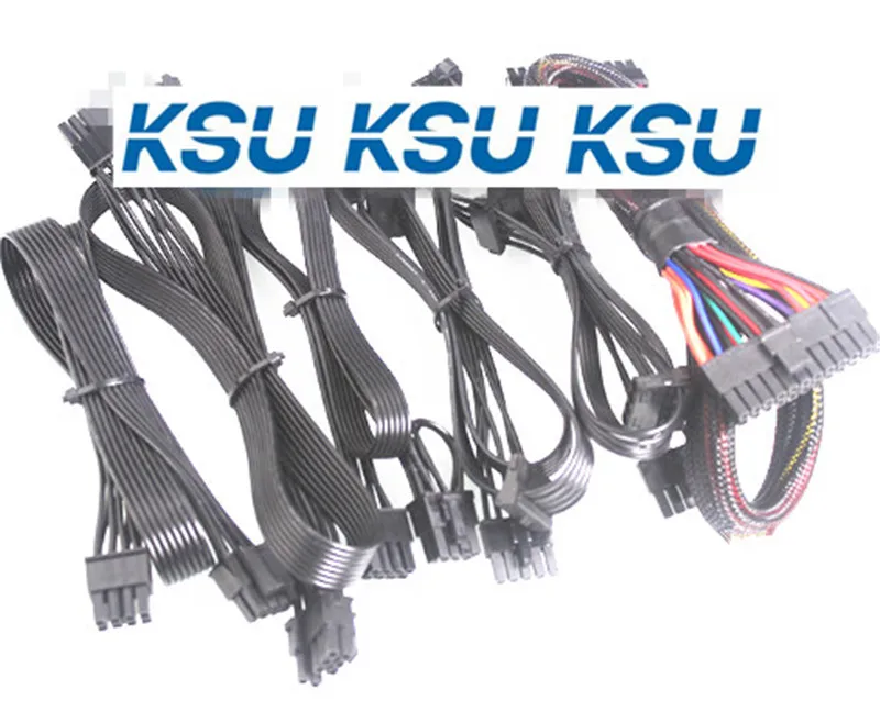 5pin SATA/4pin IDE/dual 6 + 2pin/8(6 2)pin CPU 8Pin модульный кабель питания для Great Wall Dragon 1650 1560 DA/DA |