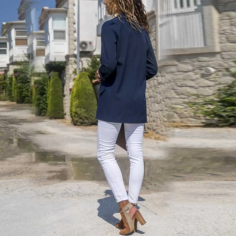Women Jacket 2019 Ladies Fashion Green Blazers Lapel Collar Slim Fit Long Sleeve Cardigan Casual Solid Blazer Women
Women Jacket 2019 Ladies Fashion Green Blazers Lapel Collar Slim Fit Long Sleeve Cardigan Casual Solid Blazer Women