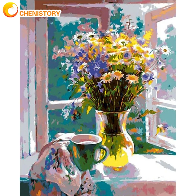 CHENISTORY Oil Diy Painting By Numbers Landscape Flower Pictures Coloring On Canvas Home Decor Acrylic Paint Wall Adults Kits
CHENISTORY Oil Diy Painting By Numbers Landscape Flower Pictures Coloring On Canvas Home Decor Acrylic Paint Wall Adults Kits