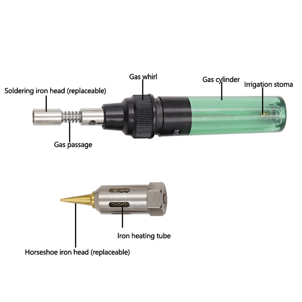 Gas Soldering Iron 3 in 1 Refillable Plastic Gas Cordless Soldering Iron Butane Welding Tool for Electronic PC Repair Tools 8ML 
Gas Soldering Iron 3 in 1 Refillable Plastic Gas Cordless Soldering Iron Butane Welding Tool for Electronic PC Repair Tools 8ML