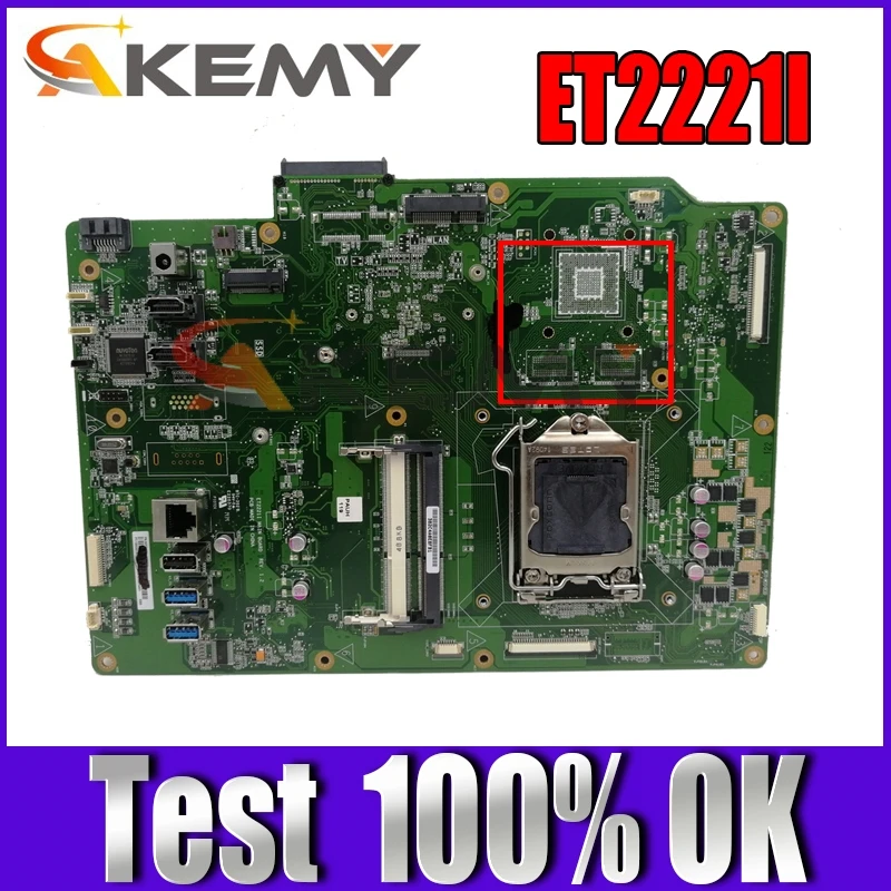 ET2221I All-in-one Mainboard REV 1.2 For ASUS ET2221I ET2221 Motherboard 90PT00L0-R01000 100% Tested 
ET2221I All-in-one Mainboard REV 1.2 For ASUS ET2221I ET2221 Motherboard 90PT00L0-R01000 100% Tested