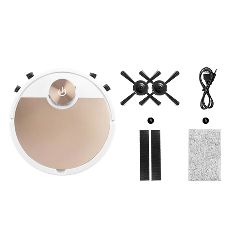 H7JB Auto Robotic Vacuum with Cleaning Mop Cloth/Brush 500ml Sealed Dust Box Wet/Dry Use No Dead Ends for All Flat Floor
H7JB Auto Robotic Vacuum with Cleaning Mop Cloth/Brush 500ml Sealed Dust Box Wet/Dry Use No Dead Ends for All Flat Floor