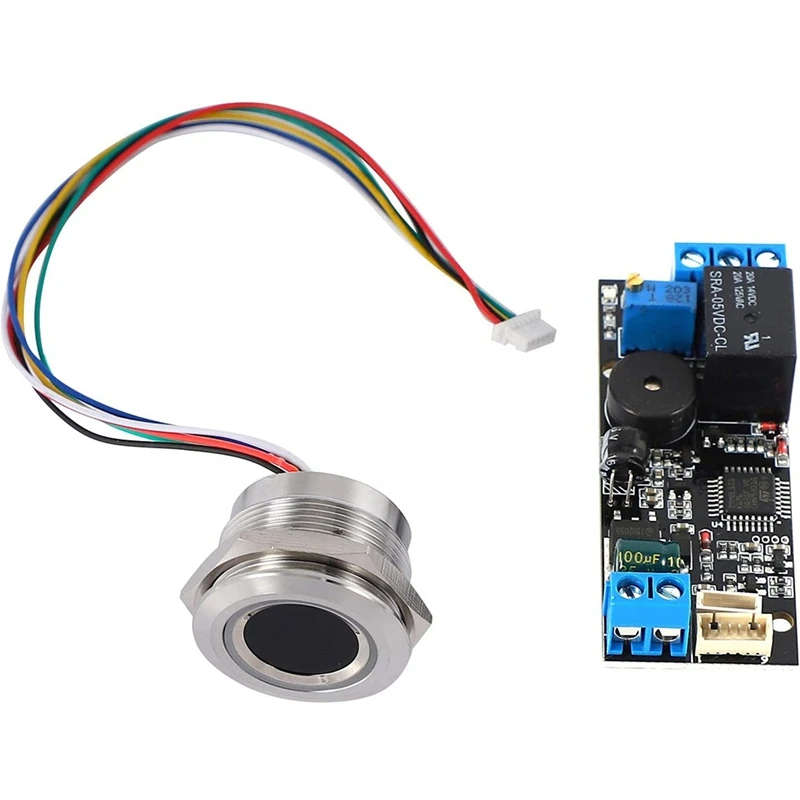 K202 DC12V Low Power Fingerprint Control Board + R503 Fingerprint Module Round Fingerprint Recognition Module
K202 DC12V Low Power Fingerprint Control Board + R503 Fingerprint Module Round Fingerprint Recognition Module