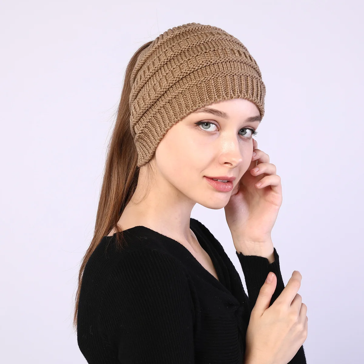 The New Autumn/WinterLladies Knitting With Widening Face Head Empty Mawei Wool Hat
The New Autumn/WinterLladies Knitting With Widening Face Head Empty Mawei Wool Hat