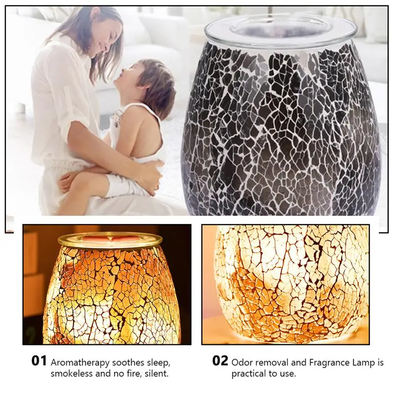 1Pc Glass Fragrance Lamp Aroma Light Modern Monochromatic Light Aromatherapy Lamp Household Decorative Aroma Light
1Pc Glass Fragrance Lamp Aroma Light Modern Monochromatic Light Aromatherapy Lamp Household Decorative Aroma Light
