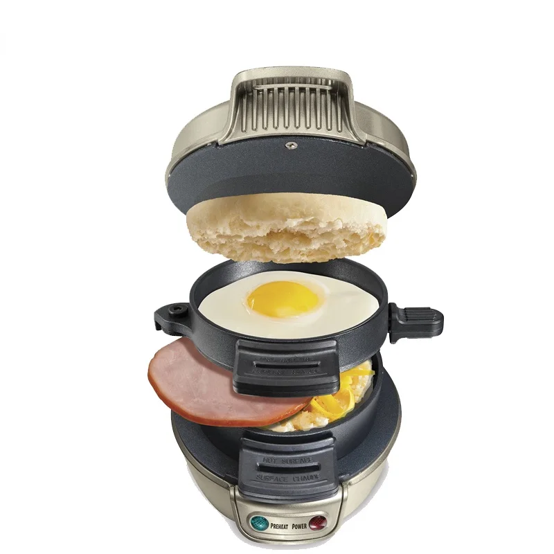 DMWD Electric Sandwich Hamburger Maker Patty maker egg roaster machine baking crepe frying pan Bread Steak Grill For Breakfast
DMWD Electric Sandwich Hamburger Maker Patty maker egg roaster machine baking crepe frying pan Bread Steak Grill For Breakfast