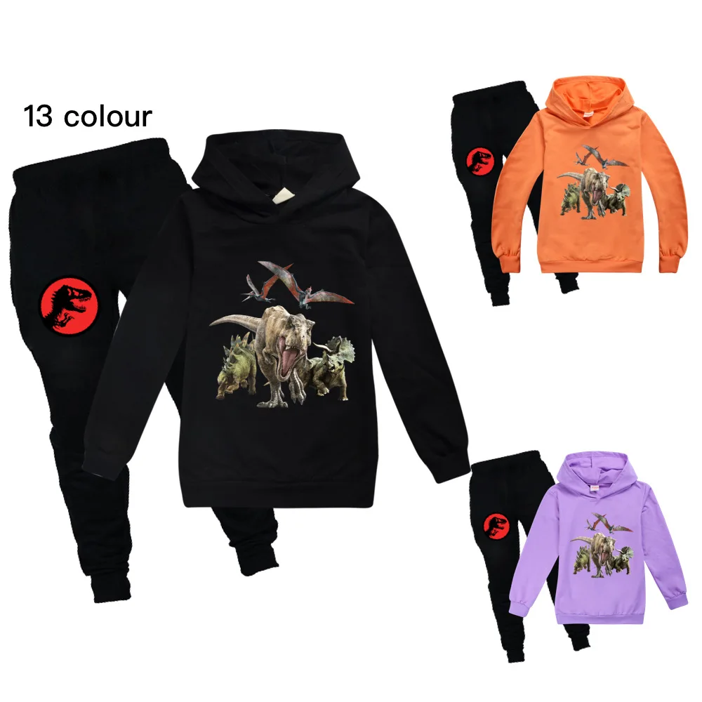 New Toddler Boys Clothing Set Spring Autumn Fashion Hoodies Tracksuit Jurassic Park Hooded Suit Children Kid Girl Sweatshirt
New Toddler Boys Clothing Set Spring Autumn Fashion Hoodies Tracksuit Jurassic Park Hooded Suit Children Kid Girl Sweatshirt