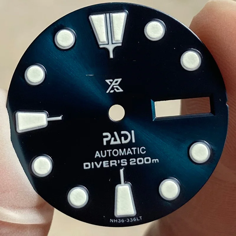 Watch Parts 28.5mm Blue/Black Dial Luminous Marks Date Week Display Window Watch Dial Fit Japan NH36 Automatic Movement
Watch Parts 28.5mm Blue/Black Dial Luminous Marks Date Week Display Window Watch Dial Fit Japan NH36 Automatic Movement