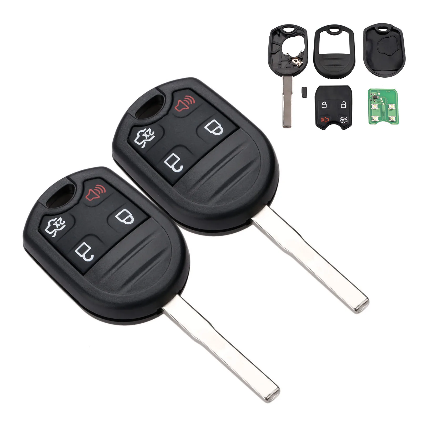 

4Buttons Replacement Keyless Remote Key 315MHZ ID83 4D63 CWTWB1U793 164-R8073 For Ford Escape Fiesta Focus Transit Connect C-Max