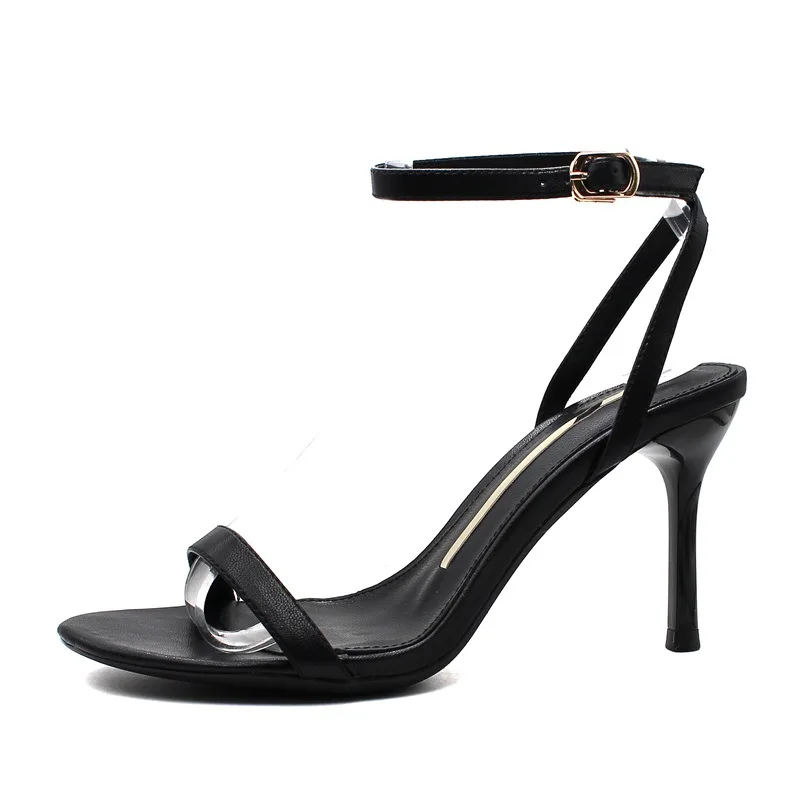 Ankle-Strap Buckle Sandals 2021 New Summer High Heels Fine Heel with Black Women's Shoes Women's Fashion Shoes Sandals
Ankle-Strap Buckle Sandals 2021 New Summer High Heels Fine Heel with Black Women's Shoes Women's Fashion Shoes Sandals