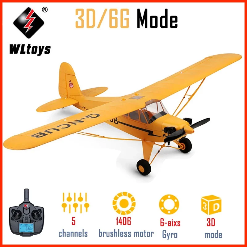 WLtoys A160 RC Airplane 2.4G 5CH Gliding Electric 1406 Brushless Motor EPP 3D/6G Model RC Plane Outdoor Remote Control Toy Gifts
WLtoys A160 RC Airplane 2.4G 5CH Gliding Electric 1406 Brushless Motor EPP 3D/6G Model RC Plane Outdoor Remote Control Toy Gifts
