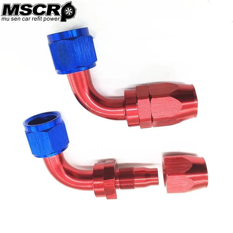 AN4-90 90 Degree Aluminum Oil Cooler Hose Fitting Swivel Hose End Fitting Adapter Oil Fuel Line MSSCRP-010111
AN4-90 90 Degree Aluminum Oil Cooler Hose Fitting Swivel Hose End Fitting Adapter Oil Fuel Line MSSCRP-010111
