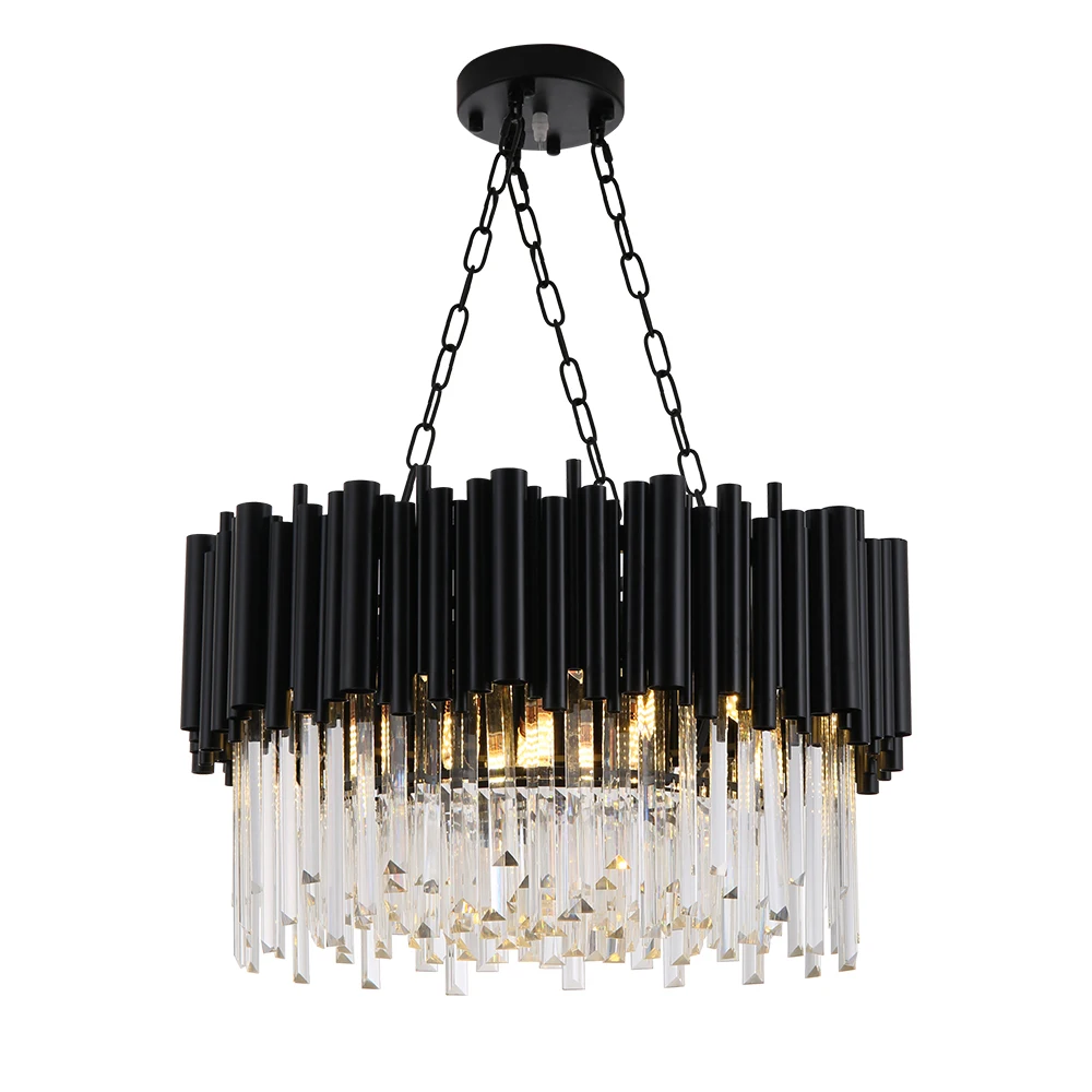 Black Modern Chandeliers Led Crystal Lamp Home Decor Lustre For Living Room Bedroom Luxury Lighting Fixture Round Light 24H Ship
Black Modern Chandeliers Led Crystal Lamp Home Decor Lustre For Living Room Bedroom Luxury Lighting Fixture Round Light 24H Ship
