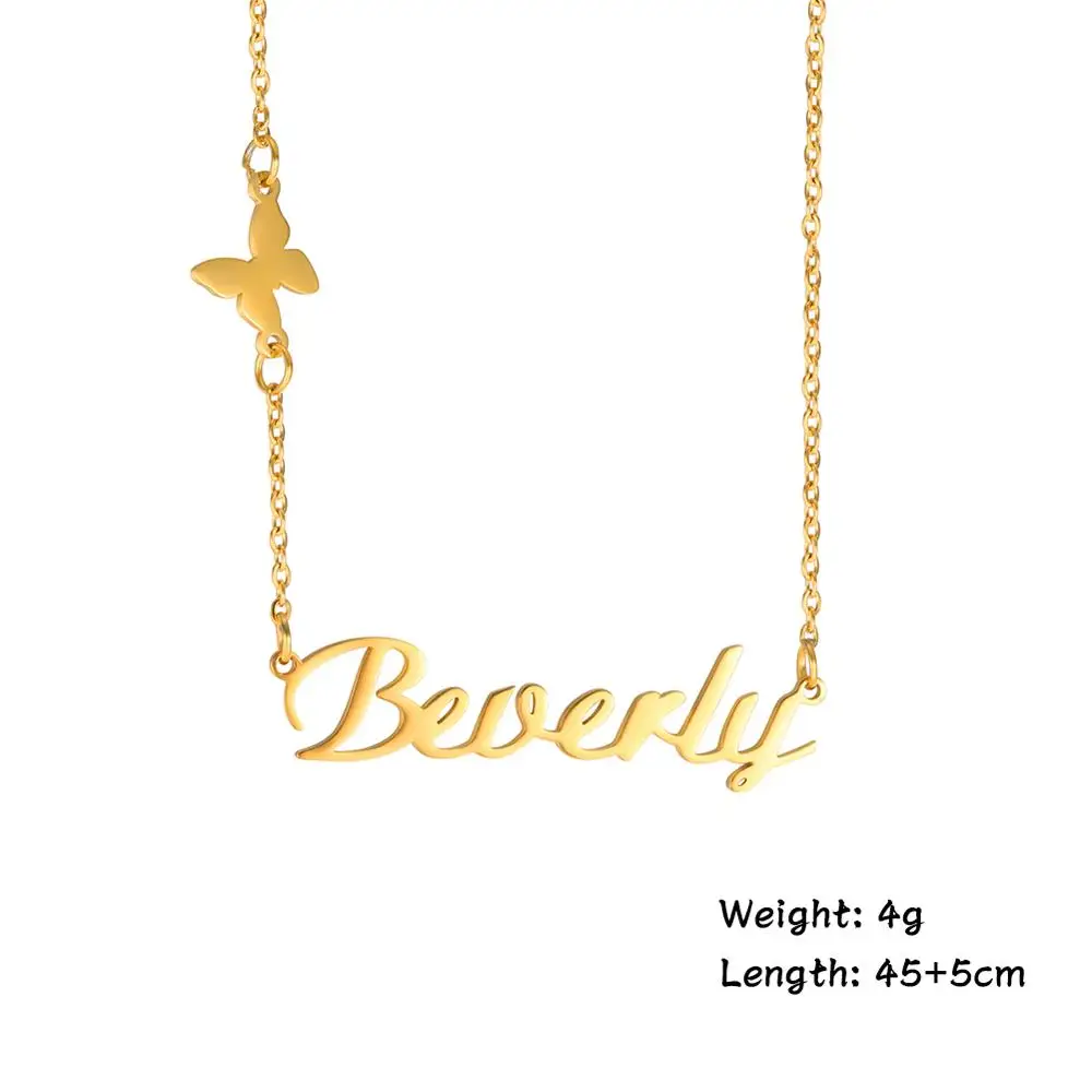 Lucktune Butterfly Pendants Custom Name Necklace for Women Personalized Nameplate Love Choker Jewelry Gift for Girlfriend
Lucktune Butterfly Pendants Custom Name Necklace for Women Personalized Nameplate Love Choker Jewelry Gift for Girlfriend