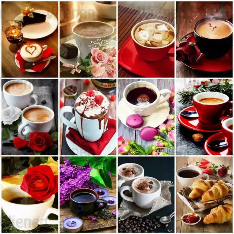 Coffee 5D Diamond Painting Homemade Home Mural Full Square/Round Drill Diamond Embroidery Cross Stitch Kit Drink Cafe Decoration
Coffee 5D Diamond Painting Homemade Home Mural Full Square/Round Drill Diamond Embroidery Cross Stitch Kit Drink Cafe Decoration