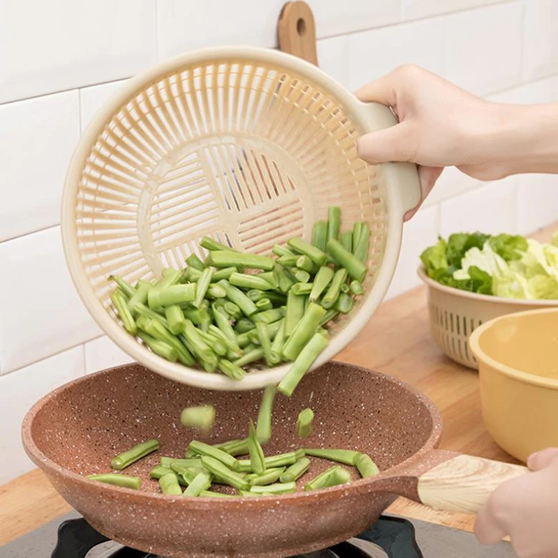 1PCS Detachable Double-layer Plastic Food Strainer Hollow Fruit Vegetable Wash Colander Kitchen Cleaning Washing Basket Strainer
1PCS Detachable Double-layer Plastic Food Strainer Hollow Fruit Vegetable Wash Colander Kitchen Cleaning Washing Basket Strainer