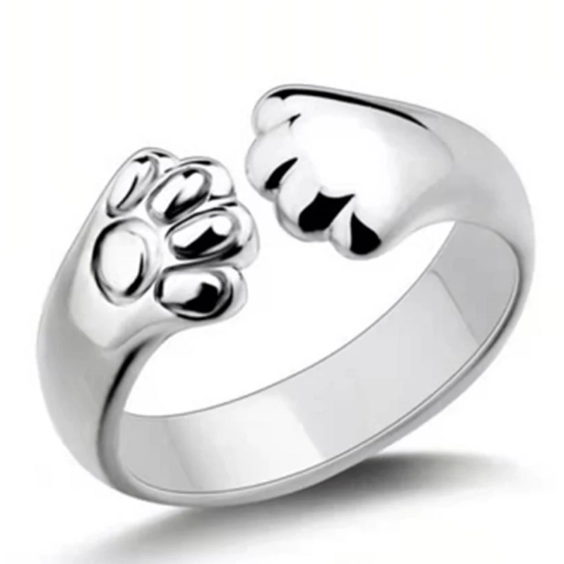 Hot Trendy 4 Color Dog Cat Paw Opening Rings For Women Men Adjustable Female Male Jewelry Animal Party Accessories Birthday Gift
Hot Trendy 4 Color Dog Cat Paw Opening Rings For Women Men Adjustable Female Male Jewelry Animal Party Accessories Birthday Gift