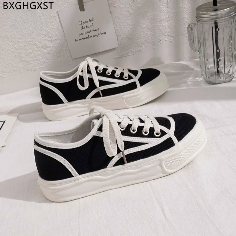 Fashion Vulcanize Shoes Woman Luxury Brand Non-leather Casual Shoes for Women 2022 Black Canvas Shoes Women обувь женская осень
Fashion Vulcanize Shoes Woman Luxury Brand Non-leather Casual Shoes for Women 2022 Black Canvas Shoes Women обувь женская осень