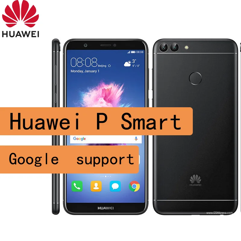 Смартфон Huawei P Smart 4 Гб ОЗУ 64 ПЗУ Android 8 0 Kirin 659 сканер отпечатка пальца | Мобильные