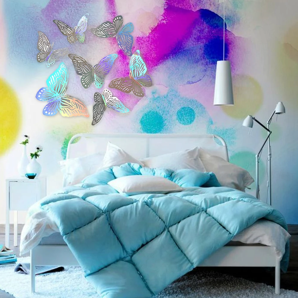 12pcs Sticker 3D Effect Crystal Butterflies Wall Sticker Beautiful Butterfly for Kids Room Wall Decal for Home Decoration
12pcs Sticker 3D Effect Crystal Butterflies Wall Sticker Beautiful Butterfly for Kids Room Wall Decal for Home Decoration