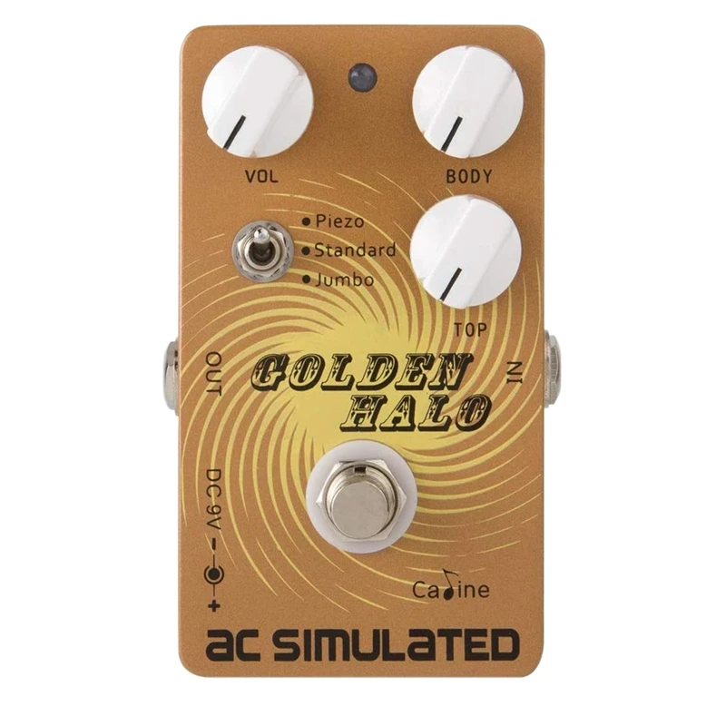 Caline CP-35 Acoustic Guitar Simulator Pedal AC Simulated Reverb Effects Vintage Distortion Guitar Effects Pedal
Caline CP-35 Acoustic Guitar Simulator Pedal AC Simulated Reverb Effects Vintage Distortion Guitar Effects Pedal