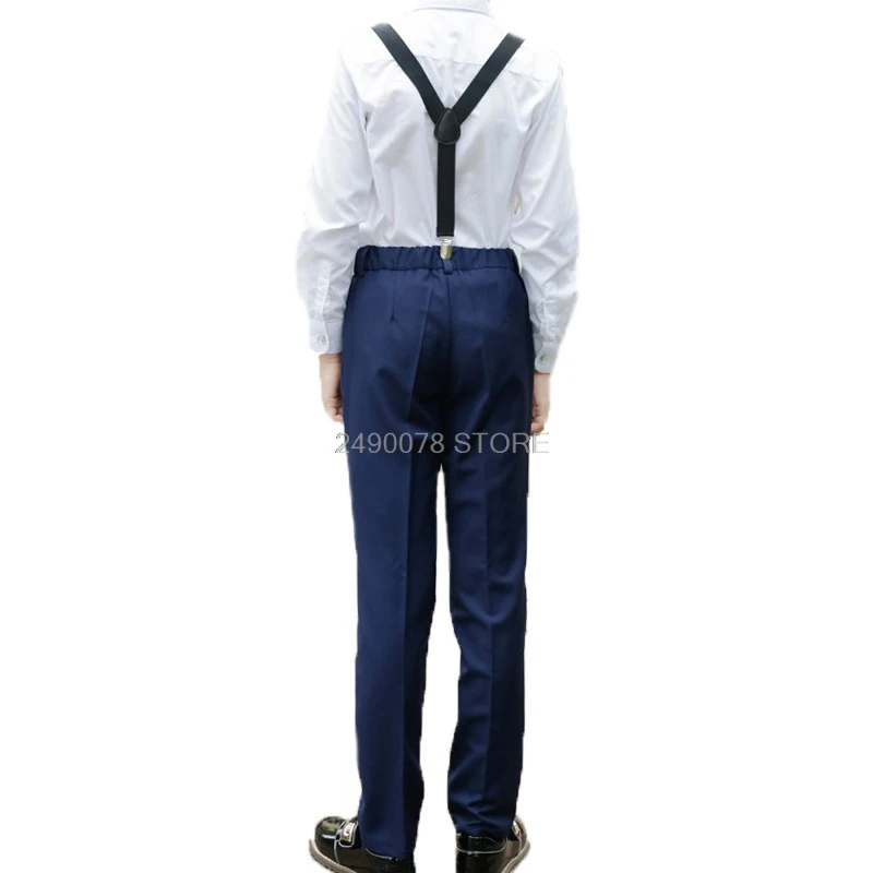 Trousers For Boys Student Straight Pants With Free Suspender Teenagers School Uniforms for Children Clothes 3-16 Years Vestidos
Trousers For Boys Student Straight Pants With Free Suspender Teenagers School Uniforms for Children Clothes 3-16 Years Vestidos