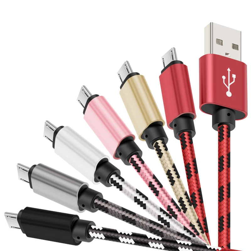 0.25/1/2/3M Nylon Braided 8pin USB Cable For IPhone Durable Data Sync Line Braid Charging Cord for 13 12 11 Xs Max X 10pcs/lot | Мобильные