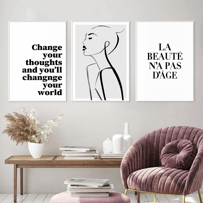 Abstract Line Drawing Minimalist Quotes Wall Art Canvas Painting Nordic Posters and Prints Modern Pictures for Living Room Decor
Abstract Line Drawing Minimalist Quotes Wall Art Canvas Painting Nordic Posters and Prints Modern Pictures for Living Room Decor