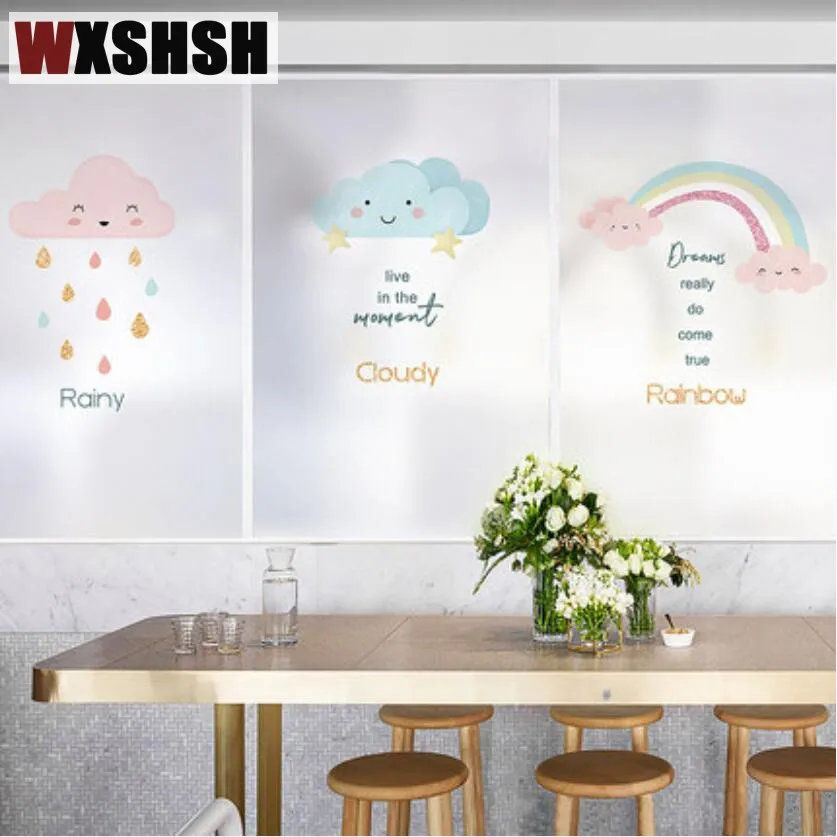 Custom Size Electrostatic Window Sticker Vinyl Cloud Style Stained Frosted Window Film Private Home Decals Raamfolia 70cmx100cm
Custom Size Electrostatic Window Sticker Vinyl Cloud Style Stained Frosted Window Film Private Home Decals Raamfolia 70cmx100cm