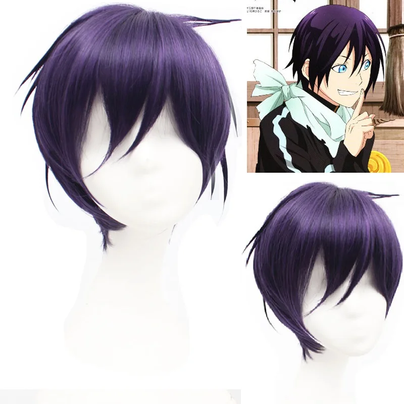 Anime Styled Dark Purple Noragami Yato Short Cosplay Wigs Heat Resistant Synthetic Hair Men Women Cosplay Costume Wigs + Wig Cap
Anime Styled Dark Purple Noragami Yato Short Cosplay Wigs Heat Resistant Synthetic Hair Men Women Cosplay Costume Wigs + Wig Cap