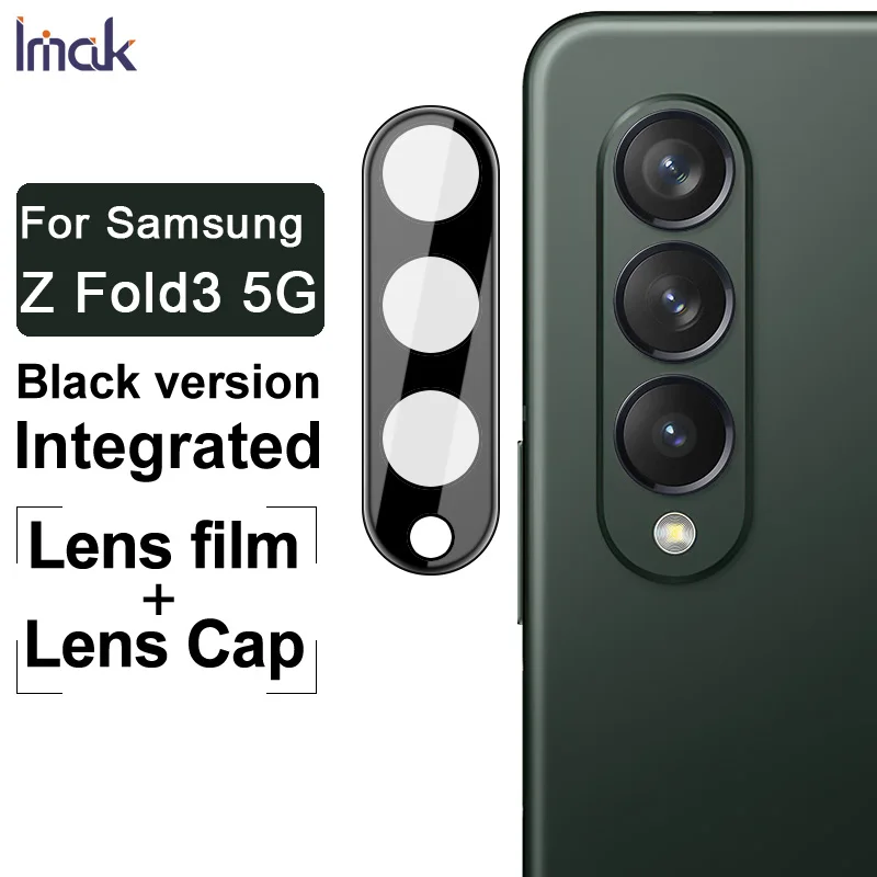 Imak 1 set HD Abrasion Resistant Glass Lens Black Film for Samsung Galaxy Z Fold3 5G Camera Protector
Imak 1 set HD Abrasion Resistant Glass Lens Black Film for Samsung Galaxy Z Fold3 5G Camera Protector