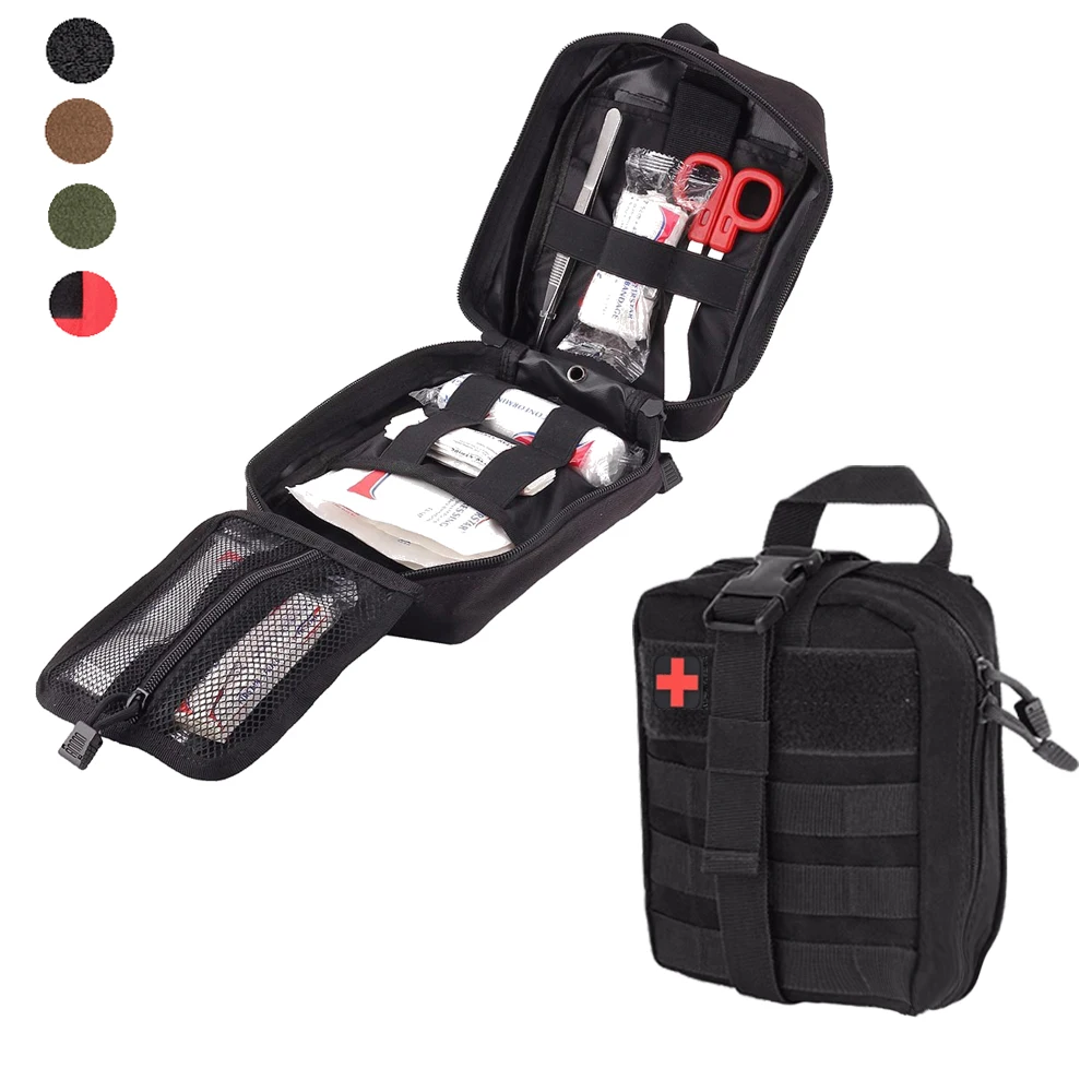 Tactical Molle First Aid Bag Outdoor Emergency Medical Survival Kit Pouch Airsoft Ammo Mag EDC Pouch For Hunting Camping Travel
Tactical Molle First Aid Bag Outdoor Emergency Medical Survival Kit Pouch Airsoft Ammo Mag EDC Pouch For Hunting Camping Travel