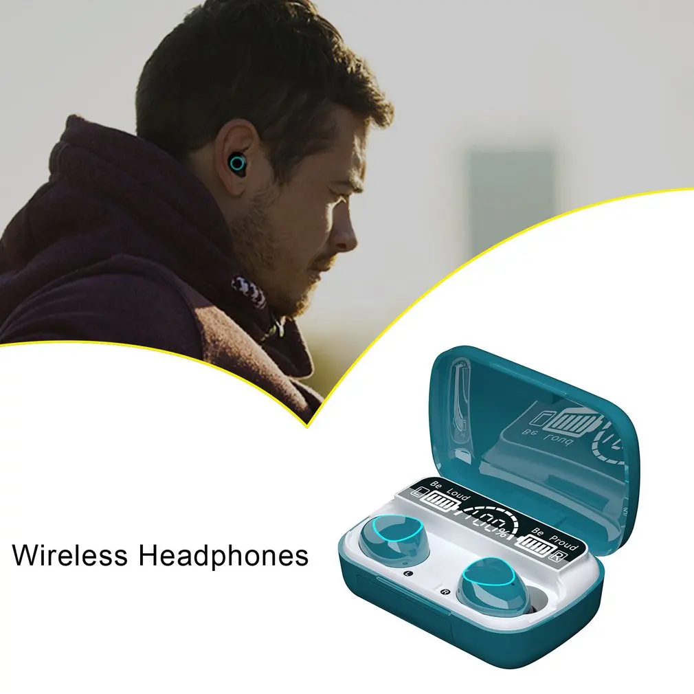 M10 Wireless 5.1 Earphone LED Digital Display Portable Sports Headset High Definition Stereo Sound Earphone
M10 Wireless 5.1 Earphone LED Digital Display Portable Sports Headset High Definition Stereo Sound Earphone